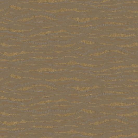 Флизелиновые обои Ripples (рябь) арт. QTR6 012 российского производства в виде неровных горизонтальных полос зеленовато-коричневого цвета